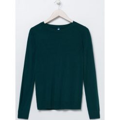Gładki sweter basic -. Swetry damskie Sinsay, s, bez wzorów, bez rękawów, bez kaptura. Za 49,99 zł.