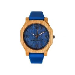 Zegarek SmartWoods Unisex Drewniany Hexa 8841 Dąb Blue. Niebieskie zegarki damskie SmartWoods. Za 399,99 zł.