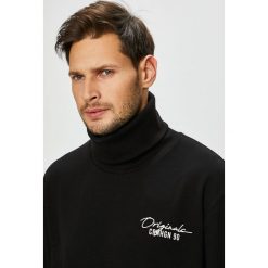 Jack & Jones - Bluza. Czarne bluzy męskie marki Jack & Jones, xl, z nadrukiem, z bawełny, bez kaptura. W wyprzedaży za 139,90 zł.