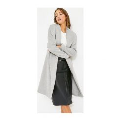 Płaszcz damski. Płaszcze damskie Promod, na zimę, uniwersalny, w paski, z jeansu, eleganckie. Za 199,90 zł.