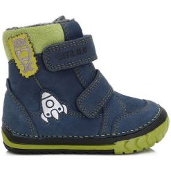 D-D-Step Chłopięce Buty Zimowe Z Rakietą, 19, Niebieskie. Niebieskie buty chłopięce zimowe marki D-D-Step, za kostkę. Za 159,00 zł.