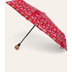 Moschino - Parasol. Czerwone parasole MOSCHINO, bez wzorów. W wyprzedaży za 269,90 zł.
