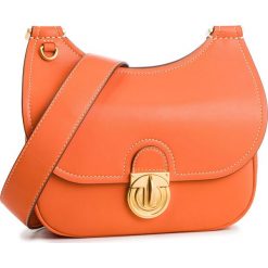 Torebka TORY BURCH - James Small Saddlebag 50773 Pomander 826. Pomarańczowe listonoszki damskie Tory Burch, bez wzorów, ze skóry, eleganckie, bez dodatków. W wyprzedaży za 1539,00 zł.
