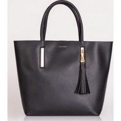 Torebka damska Monnari shopper z frędzlami czarna. Czarne torby damskie na zakupy Estetino. Za 119,40 zł.