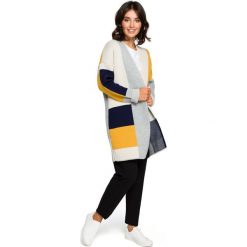 Kardigan wielokolorowy - model 2 (granat). Swetry damskie BE, s, bez wzorów, z jeansu. Za 149,00 zł.