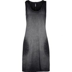 Sukienki: Sukienka shirtowa z kapturem bonprix czarny „washed”