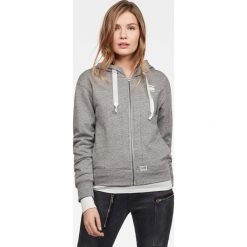 G-Star Raw - Bluza. Szare bluzy damskie G-Star RAW, s, bez wzorów, z bawełny, bez rękawów, z kapturem. W wyprzedaży za 379,90 zł.