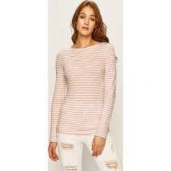 Marc O'Polo - Longsleeve. Zielone bluzki damskie Marc O'Polo, s, bez wzorów, z bawełny, casualowe, z okrągłym kołnierzem. W wyprzedaży za 179,90 zł.