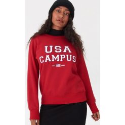 Bluza z nadrukiem - Czerwony. Czerwone bluzy damskie House, s, z nadrukiem, bez rękawów, bez kaptura. Za 69,99 zł.