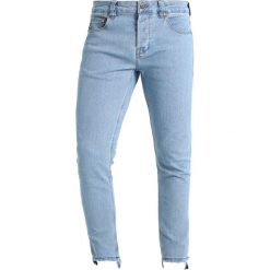 Jeansy męskie: Only & Sons ONSWARP RAW EDGE Jeans Skinny Fit light blue denim