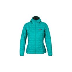 Kurtki pikowane Patagonia W's Nano Puff Hoody. Niebieskie kurtki damskie marki Patagonia, s, bez wzorów, bez kaptura. Za 807,20 zł.