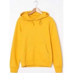 Bluza basic z bawełną organiczną - Żółty. Żółte bluzy damskie House, s, bez wzorów, z bawełny, bez rękawów, bez kaptura. Za 69,99 zł.
