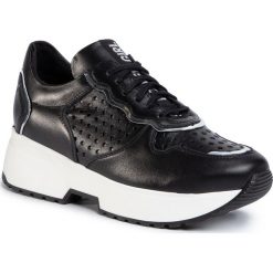 Sneakersy KARINO - 3322/076-P Czarny. Czarne półbuty damskie Karino, ze skóry. Za 339,00 zł.