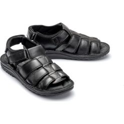 COMFORTABEL 610248-1 schwarz, sandały męskie. Sandały męskie Comfortabel, na rzepy. Za 219,90 zł.