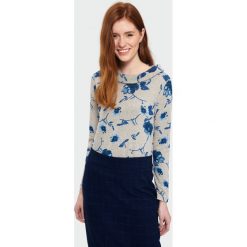 Sweter w kwiaty. Swetry damskie Greenpoint, w kwiaty, z elastanu, bez rękawów, bez kaptura. Za 79,99 zł.