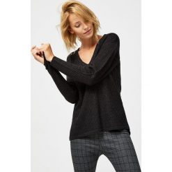 Sweter z nitką metalic. Swetry damskie Moodo, s, bez wzorów, bez rękawów, bez kaptura. Za 39,99 zł.