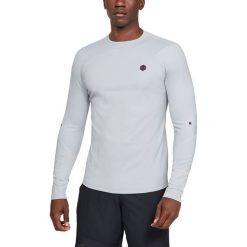 Under Armour Rush ColdGear® Koszulka Szary. Szare podkoszulki męskie Under Armour, l, bez wzorów, z elastanu, bez kołnierzyka, długie. Za 326,95 zł.