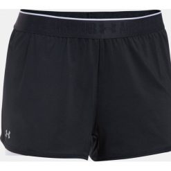 Spodenki sportowe męskie: Under Armour Spodenki damskie UA HG Armour 2-in-1 Short czarno białe r. L (1302784-002)
