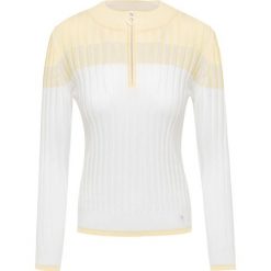 Sweter CHERVO NUMANA. Niebieskie swetry damskie Chervo, bez wzorów, z bawełny, bez rękawów, bez kaptura. Za 750,00 zł.