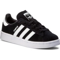 Buty adidas - Campus C BY9594 Cblack/Ftwwht/Ftwwht. Czarne półbuty dziewczęce Adidas, na sznurówki. Za 249,00 zł.