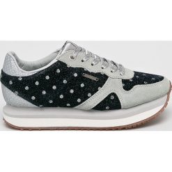 Pepe Jeans - Buty. Szare buty sportowe damskie Pepe Jeans, bez wzorów, z jeansu, sportowe. W wyprzedaży za 199,90 zł.