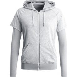 Bluzy rozpinane damskie: Casall YOGA COMFY Bluza rozpinana grey melange