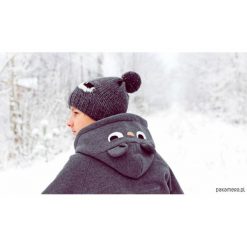 Bluzy chłopięce: Bluza Złośnik z kapturem z uszami i z oczam