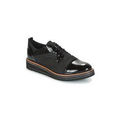 Derby Regard RUVALON V1 VERNIS NOIR/RAM. Czarne półbuty damskie marki Regard, bez wzorów, bez obcasa, bez zapięcia. Za 487,20 zł.