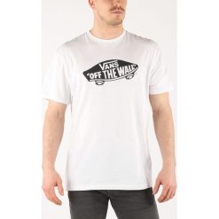Vans Koszulka Biały. Białe podkoszulki męskie Vans, m, z nadrukiem, z bawełny, bez kołnierzyka, z krótkim rękawem, krótkie. Za 128,95 zł.