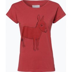T-shirty damskie: ARMEDANGELS – T-shirt damski – Liv Donkey, czerwony