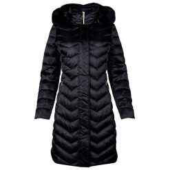 Geox Damska Kurtka Chloo Long Jkt Black w8425h-t2411-f9000 (Rozmiar 38). Czarne płaszcze damskie Geox, bez wzorów, eleganckie, bez kaptura. W wyprzedaży za 774,00 zł.