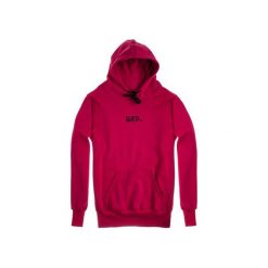 Bluza Hoodie Classic Carmin. Czerwone bluzy damskie z nadrukiem marki Harp Team, xxl, z bawełny, z długim rękawem, długie. Za 229,00 zł.