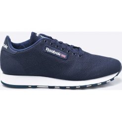 Reebok Classic - Buty CL Leather ULTK. Niebieskie buty sportowe męskie marki Reebok Classic, z gumy, na sznurówki, reebok classic. W wyprzedaży za 269,90 zł.