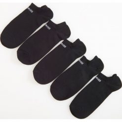 Kapcie męskie: 5 pack krótkich skarpetek – Czarny