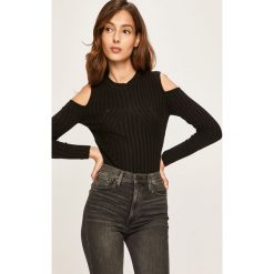 Answear - Sweter. Czarne swetry damskie ANSWEAR, s, bez wzorów, z elastanu, bez rękawów, bez kaptura. W wyprzedaży za 69,90 zł.