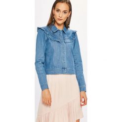 Vero Moda - Kurtka. Niebieskie kurtki damskie marki Vero Moda, s, z bawełny. W wyprzedaży za 99,90 zł.