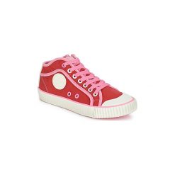 Buty Pepe jeans INDUSTRY BASIC 20. Różowe trampki i tenisówki damskie Pepe Jeans, bez wzorów, z jeansu, bez zapięcia. Za 223,20 zł.