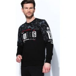 Bluzy męskie: Czarna Bluza Bruises