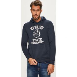 Brave Soul - Bluza. Zielone bluzy męskie Brave Soul, s, z nadrukiem, z bawełny, z kapturem, bez rękawów, z kapturem. W wyprzedaży za 79,90 zł.