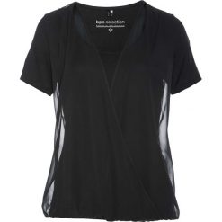 Bluzki damskie: Bluzka shirtowa bonprix czarny