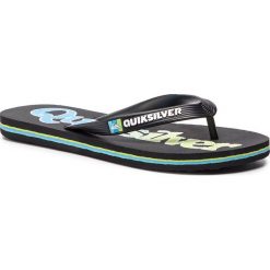 Japonki QUIKSILVER - AQYL100810 Xkgb. Czarne klapki męskie Quiksilver, bez wzorów, z tworzywa sztucznego. W wyprzedaży za 79,00 zł.