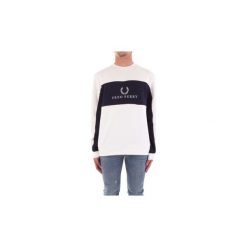 Bluzy Fred Perry M4553. Białe bluzy męskie Fred Perry, s, bez wzorów, bez kołnierzyka, bez rękawów, bez kaptura. Za 660,22 zł.
