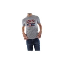 T-shirty z krótkim rękawem Napapijri N0YIJD SACHU. Szare t-shirty męskie Napapijri, s, bez wzorów, bez kołnierzyka, krótkie. Za 119,89 zł.