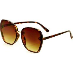 Minimalistyczne okulary przeciwsłoneczne mazzini glamour brąz. Pomarańczowe okulary przeciwsłoneczne damskie LOOKS STYLE EYEWAER, klasyczne. W wyprzedaży za 59,90 zł.