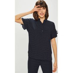 Medicine - Koszula Basic. Niebieskie bluzki damskie marki MEDICINE, s, bez wzorów, z wiskozy, klasyczne, z klasycznym kołnierzykiem, z krótkim rękawem. Za 59,90 zł.