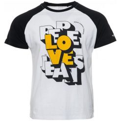 Pepe Jeans T-Shirt Męski Owen L Biały. Białe koszulki męskie Pepe Jeans, m, bez wzorów, z jeansu, bez kołnierzyka, z krótkim rękawem, krótkie. Za 169,00 zł.