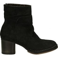 Botki - A619 ANT BLAC. Czarne botki damskie marki Venezia, ze skóry. Za 319,00 zł.