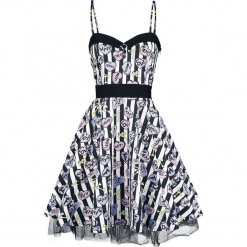 Innocent Dark Candy Dress Sukienka czarny/biały. Białe sukienki na komunię Innocent, na imprezę, l, z tiulu, z dekoltem na plecach. Za 121,90 zł.