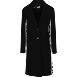 Płaszcz Love Moschino. Czarne kurtki damskie s, z wełny. Za 2449,00 zł.