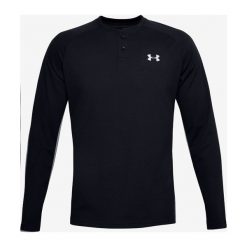 Under Armour CGI Henley Koszulka Czarny. Czarne podkoszulki męskie Under Armour, xxl, bez wzorów, z poliesteru, z długim rękawem. Za 257,95 zł.